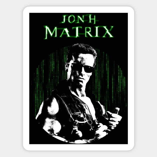 John Matrix Magnet by prometheus31